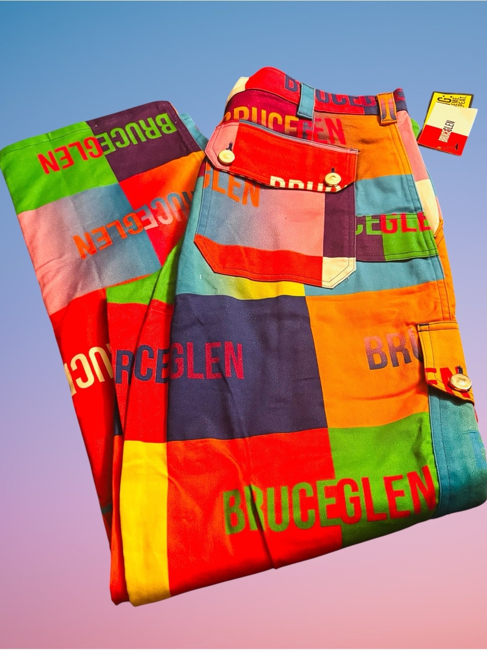 BruceGlen Multicolor Logo Pant - Unisex